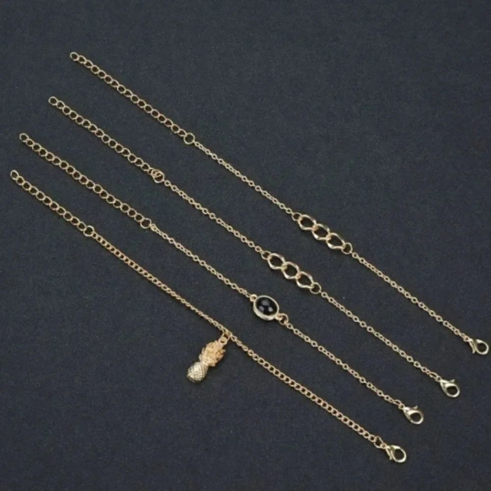 PINEAPPLE AND BLACK STONE Infinity BRACELET - Picture 14 of 15